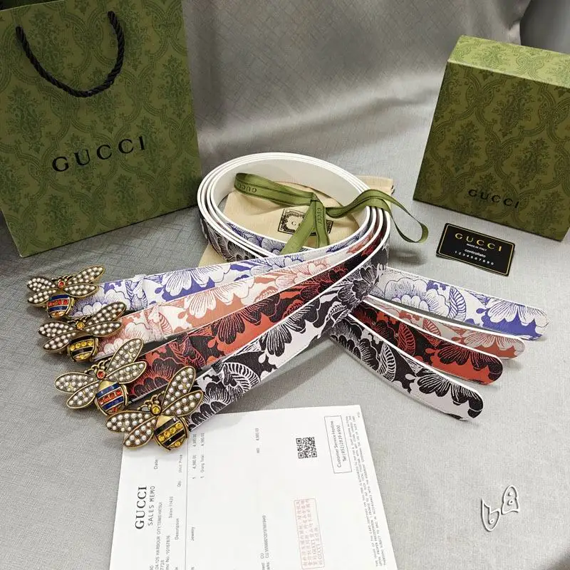 Gucci belt 35mmX80-125cm lb03